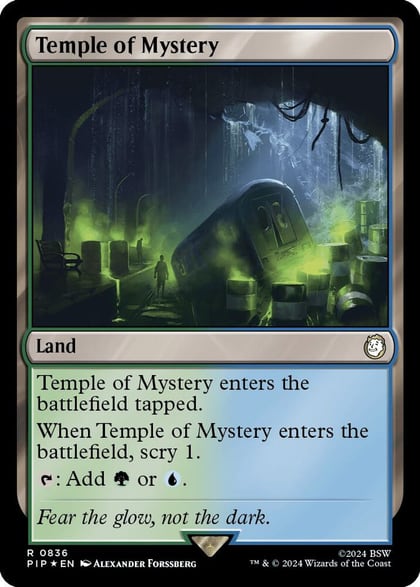 Temple of Mystery (Surge Foil), Universes Beyond: Fallout 836