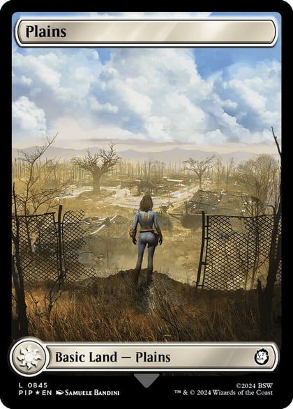Plains (0845) (Surge Foil), Universes Beyond: Fallout 845