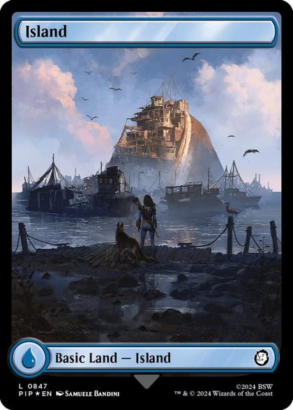 Island (0847) (Surge Foil), Universes Beyond: Fallout 847