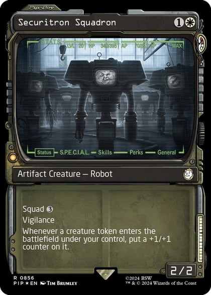 Securitron Squadron (Showcase) (Surge Foil), Universes Beyond: Fallout 856