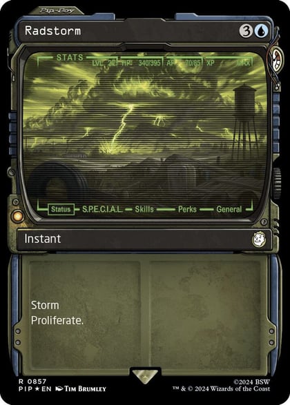 Radstorm (Showcase) (Surge Foil), Universes Beyond: Fallout 857