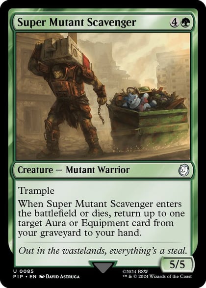 Super Mutant Scavenger, Universes Beyond: Fallout 85