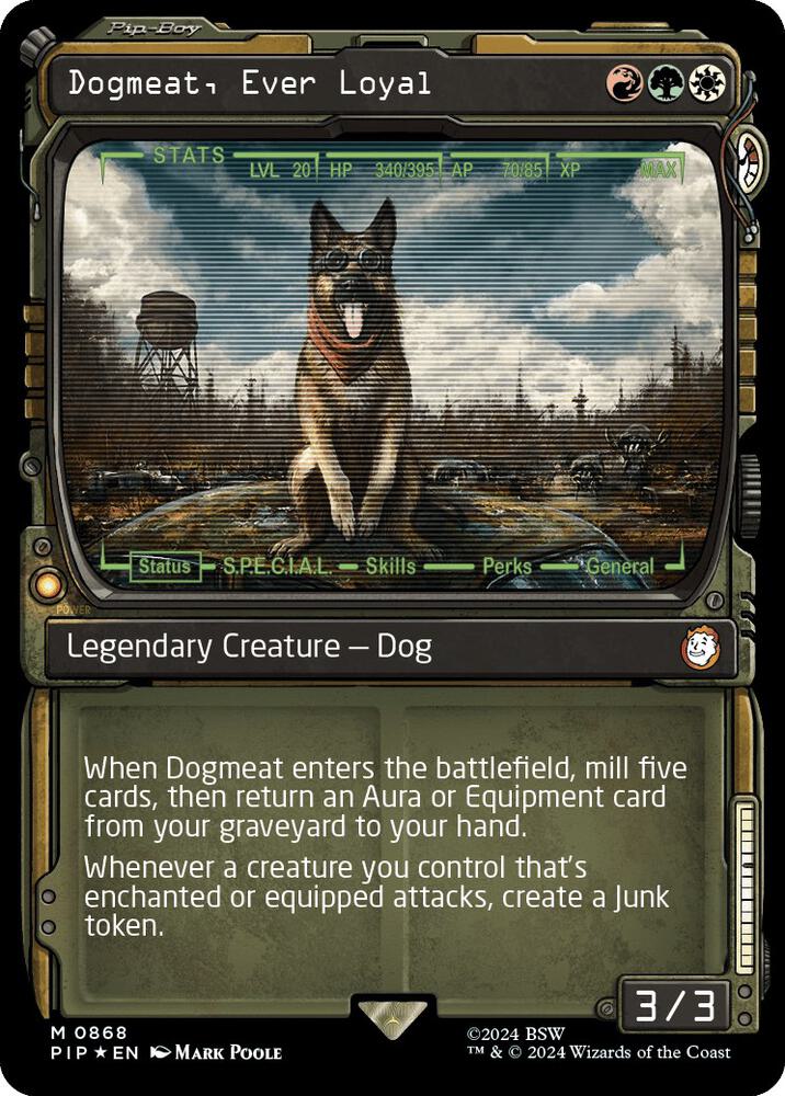 Dogmeat, Ever Loyal (Showcase) (Surge Foil), Universes Beyond: Fallout 868