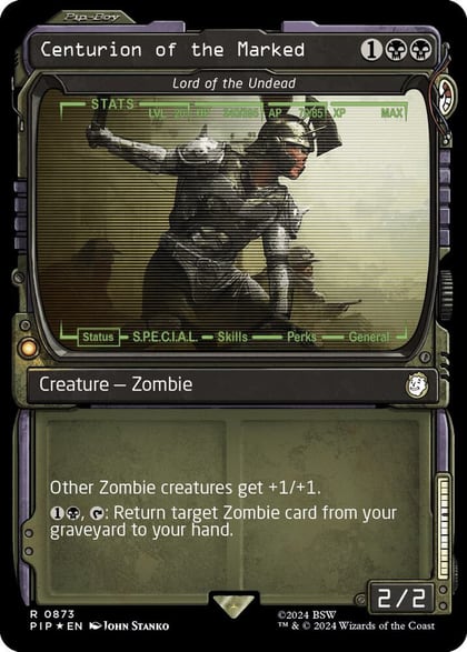 Centurion of the Marked - Lord of the Undead (Showcase) (Surge Foil), Universes Beyond: Fallout 873