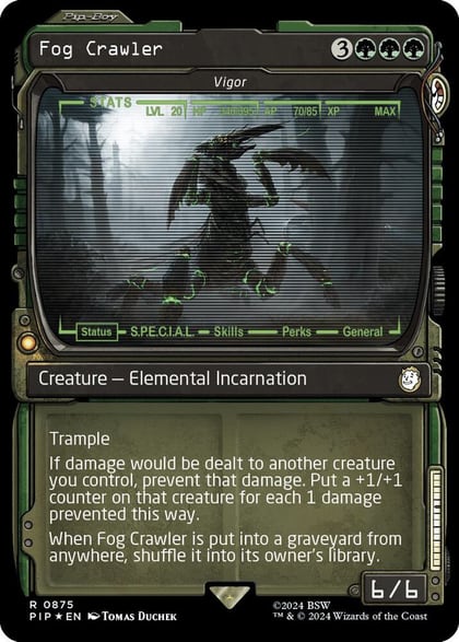Fog Crawler - Vigor (Showcase) (Surge Foil), Universes Beyond: Fallout 875