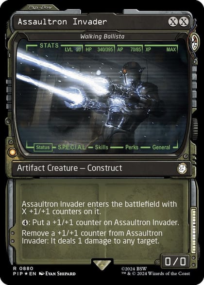 Assaultron Invader - Walking Ballista (Showcase) (Surge Foil), Universes Beyond: Fallout 880