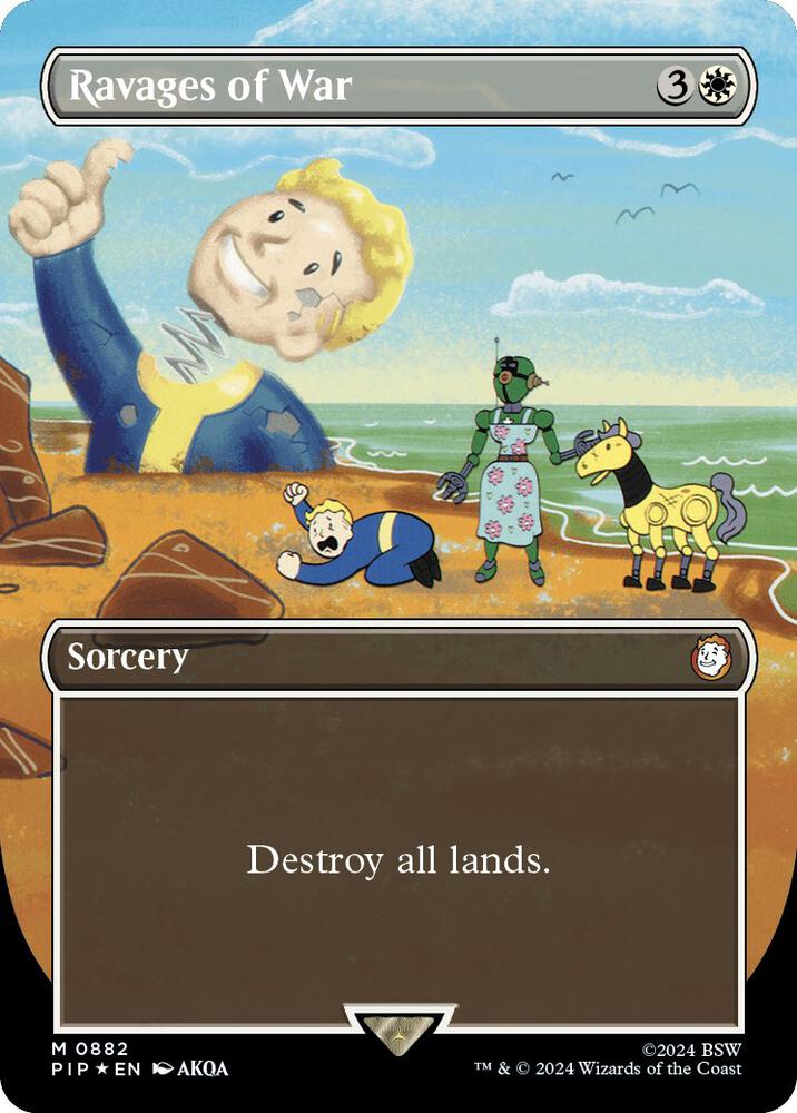 Ravages of War (Borderless) (Surge Foil), Universes Beyond: Fallout 882