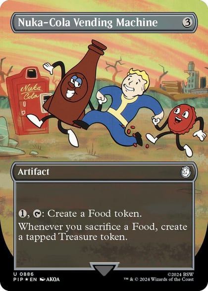 Nuka-Cola Vending Machine (Borderless) (Surge Foil), Universes Beyond: Fallout 886