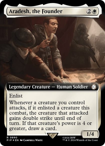 Aradesh, the Founder (Extended Art) (Surge Foil), Universes Beyond: Fallout 890