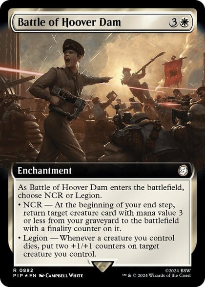 Battle of Hoover Dam (Extended Art) (Surge Foil), Universes Beyond: Fallout 892