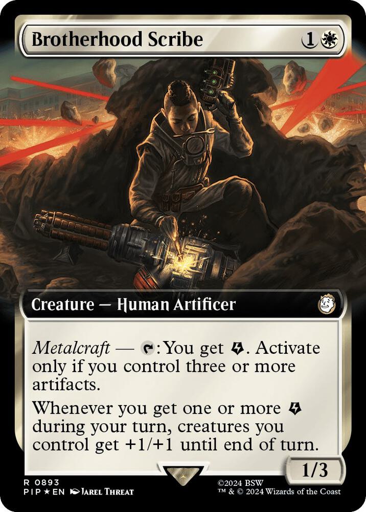 Brotherhood Scribe (Extended Art) (Surge Foil), Universes Beyond: Fallout 893