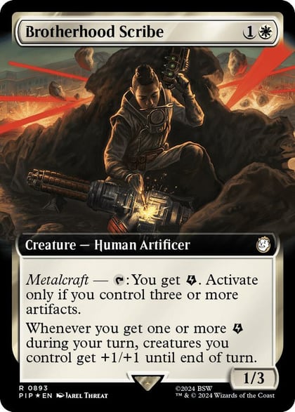Brotherhood Scribe (Extended Art) (Surge Foil), Universes Beyond: Fallout 893