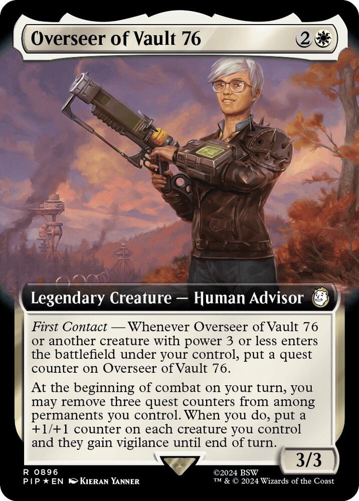 Overseer of Vault 76 (Extended Art) (Surge Foil), Universes Beyond: Fallout 896