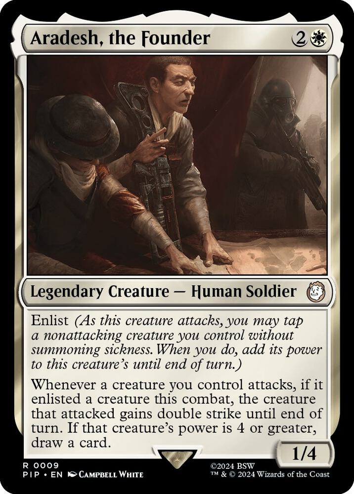 Aradesh, the Founder, Universes Beyond: Fallout 9