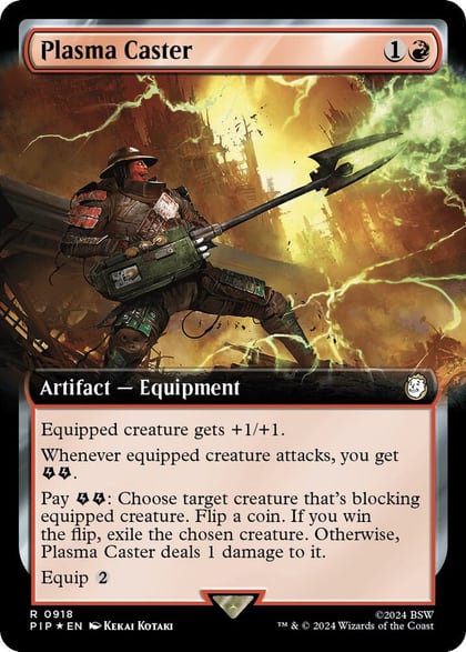 Plasma Caster (Extended Art) (Surge Foil), Universes Beyond: Fallout 918