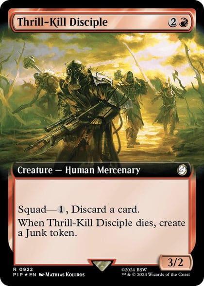 Thrill-Kill Disciple (Extended Art) (Surge Foil), Universes Beyond: Fallout 922