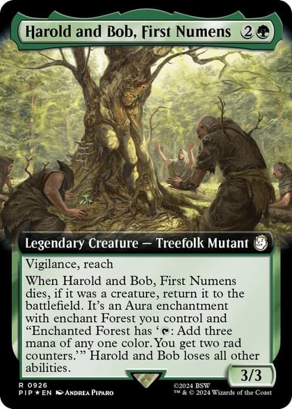 Harold and Bob, First Numens (Extended Art) (Surge Foil), Universes Beyond: Fallout 926