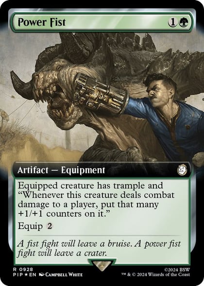 Power Fist (Extended Art) (Surge Foil), Universes Beyond: Fallout 928