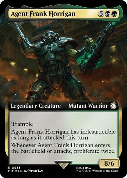 Agent Frank Horrigan (Extended Art) (Surge Foil), Universes Beyond: Fallout 933