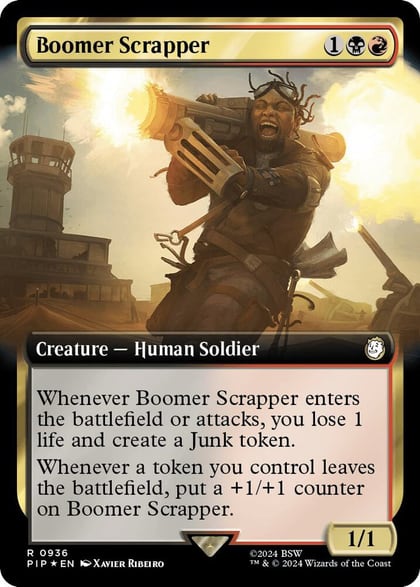 Boomer Scrapper (Extended Art) (Surge Foil), Universes Beyond: Fallout 936
