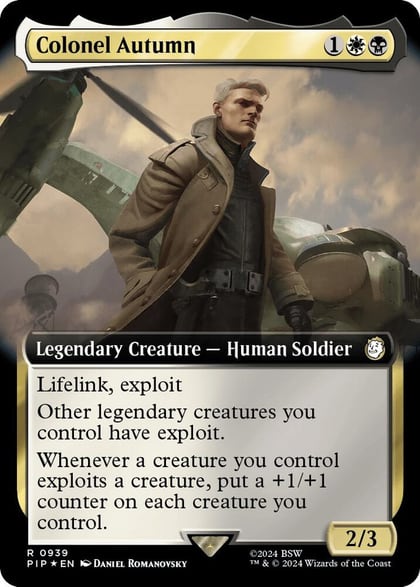Colonel Autumn (Extended Art) (Surge Foil), Universes Beyond: Fallout 939