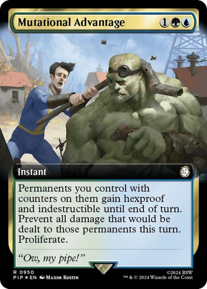 Mutational Advantage (Extended Art) (Surge Foil), Universes Beyond: Fallout 950