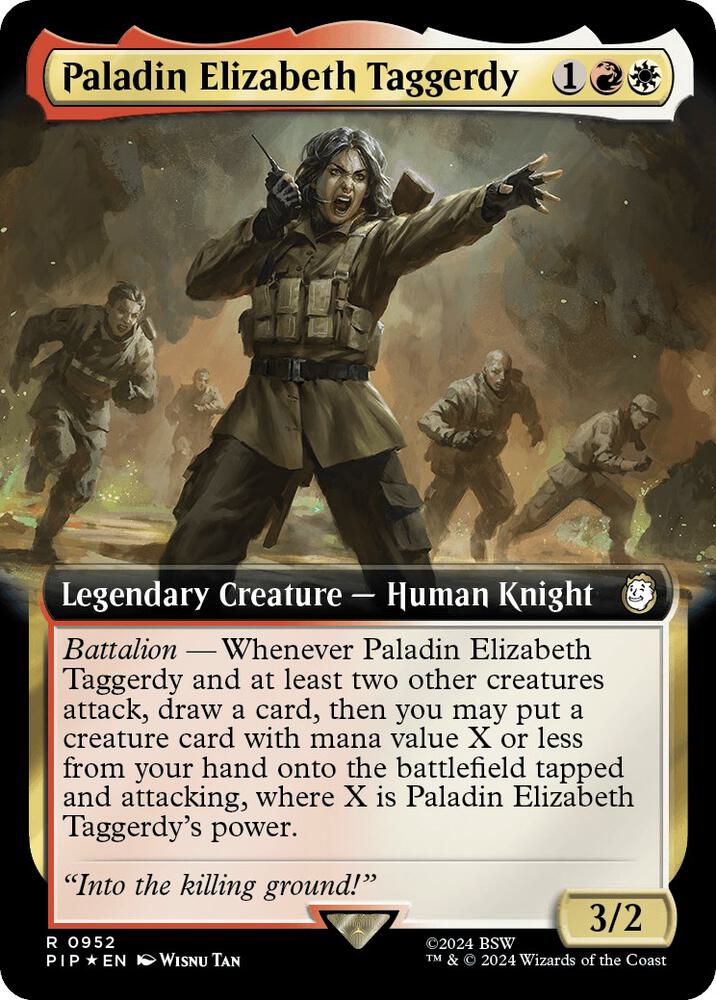 Paladin Elizabeth Taggerdy (Extended Art) (Surge Foil), Universes Beyond: Fallout 952
