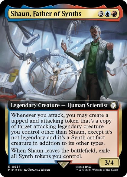 Shaun, Father of Synths (Extended Art) (Surge Foil), Universes Beyond: Fallout 957