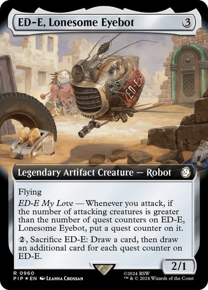 ED-E, Lonesome Eyebot (Extended Art) (Surge Foil), Universes Beyond: Fallout 960