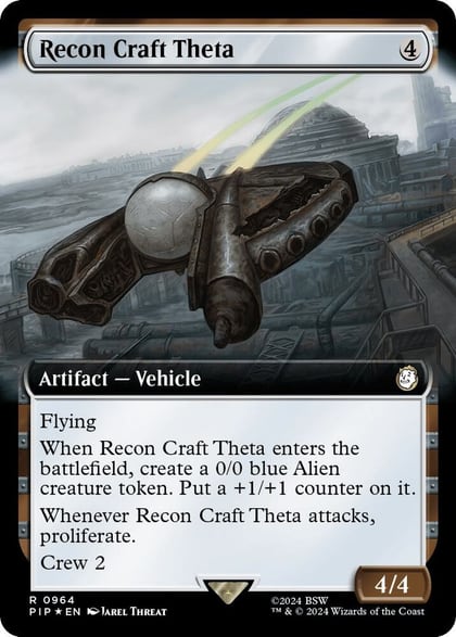 Recon Craft Theta (Extended Art) (Surge Foil), Universes Beyond: Fallout 964