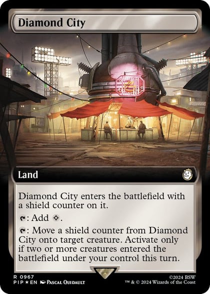 Diamond City (Extended Art) (Surge Foil), Universes Beyond: Fallout 967