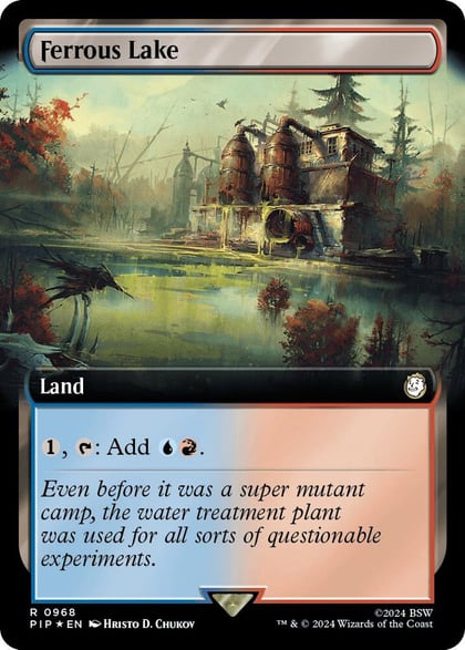 Ferrous Lake (Extended Art) (Surge Foil), Universes Beyond: Fallout 968