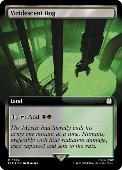 Viridescent Bog (Extended Art) (Surge Foil), Universes Beyond: Fallout 974