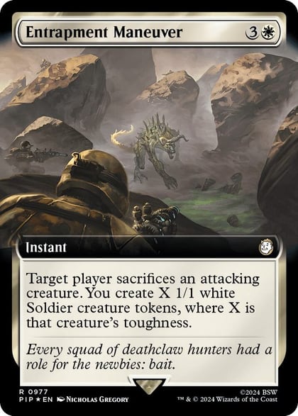 Entrapment Maneuver (Extended Art) (Surge Foil), Universes Beyond: Fallout 977