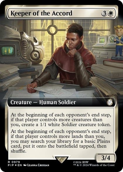 Keeper of the Accord (Extended Art) (Surge Foil), Universes Beyond: Fallout 979
