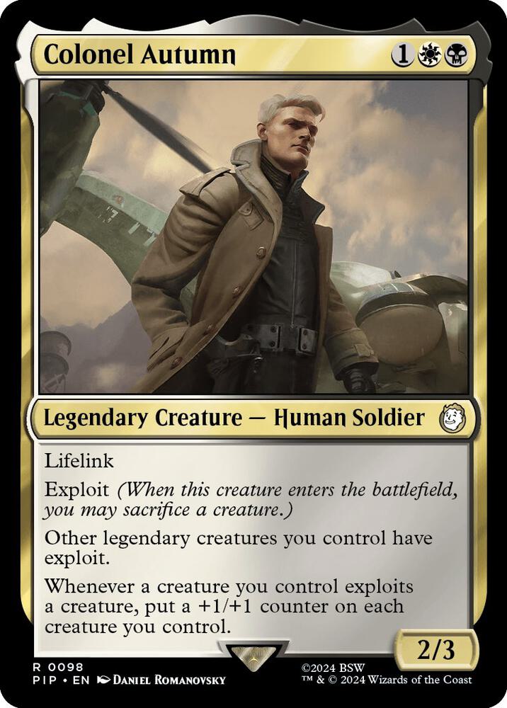 Colonel Autumn, Universes Beyond: Fallout 98