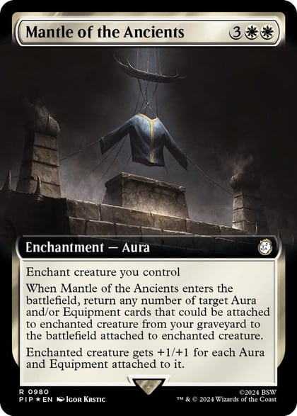 Mantle of the Ancients (Extended Art) (Surge Foil), Universes Beyond: Fallout 980