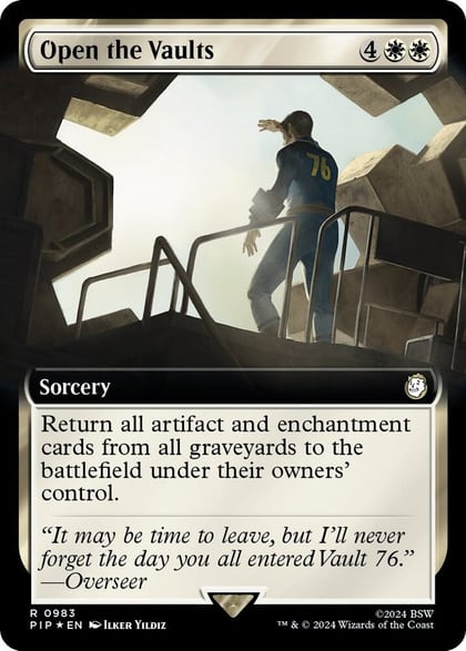 Open the Vaults (Extended Art) (Surge Foil), Universes Beyond: Fallout 983