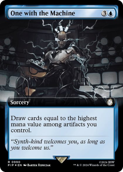 One with the Machine (Extended Art) (Surge Foil), Universes Beyond: Fallout 990