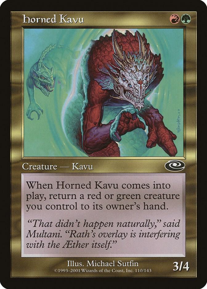 Horned Kavu, Planeshift 110