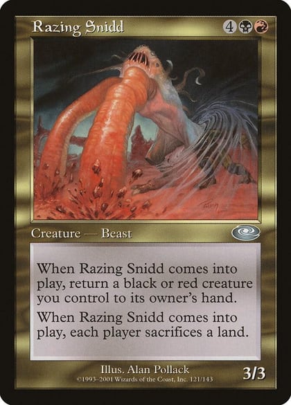 Razing Snidd, Planeshift 121