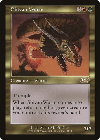 Shivan Wurm, Planeshift 124