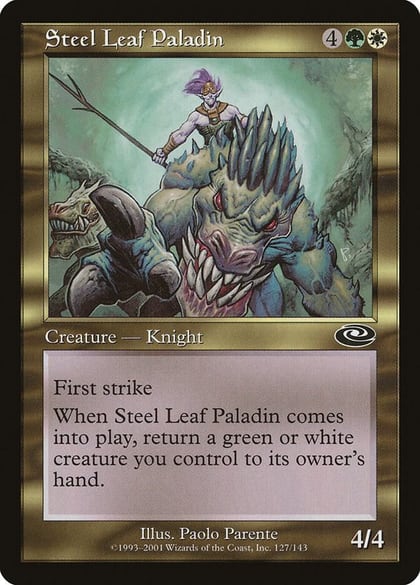 Steel Leaf Paladin, Planeshift 127