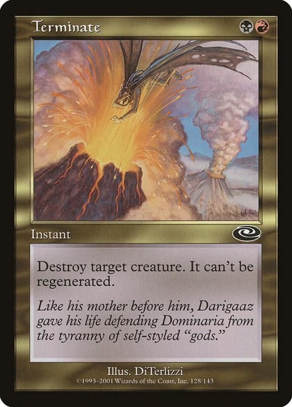 Terminate, Planeshift 128