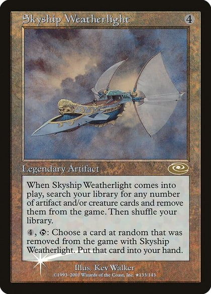 Skyship Weatherlight (Alt. Art Foil), Planeshift 135
