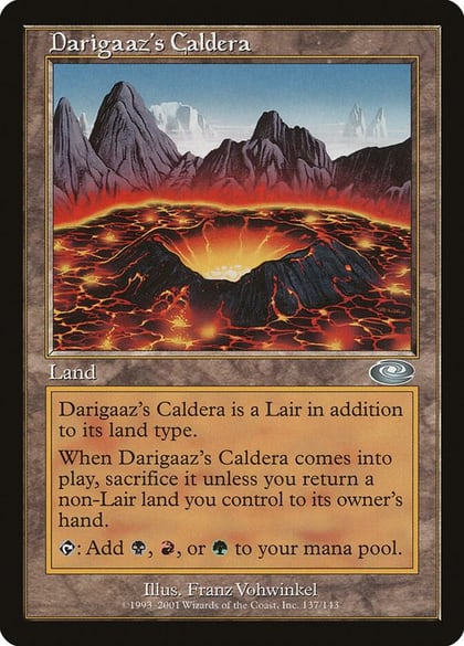 Darigaaz's Caldera, Planeshift 137