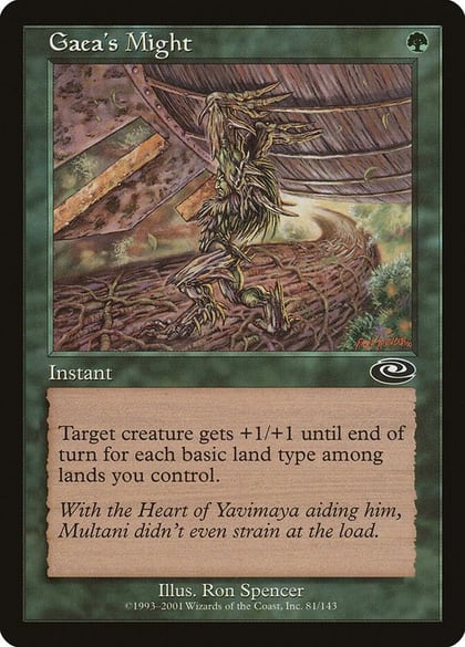 Gaea's Might, Planeshift 81