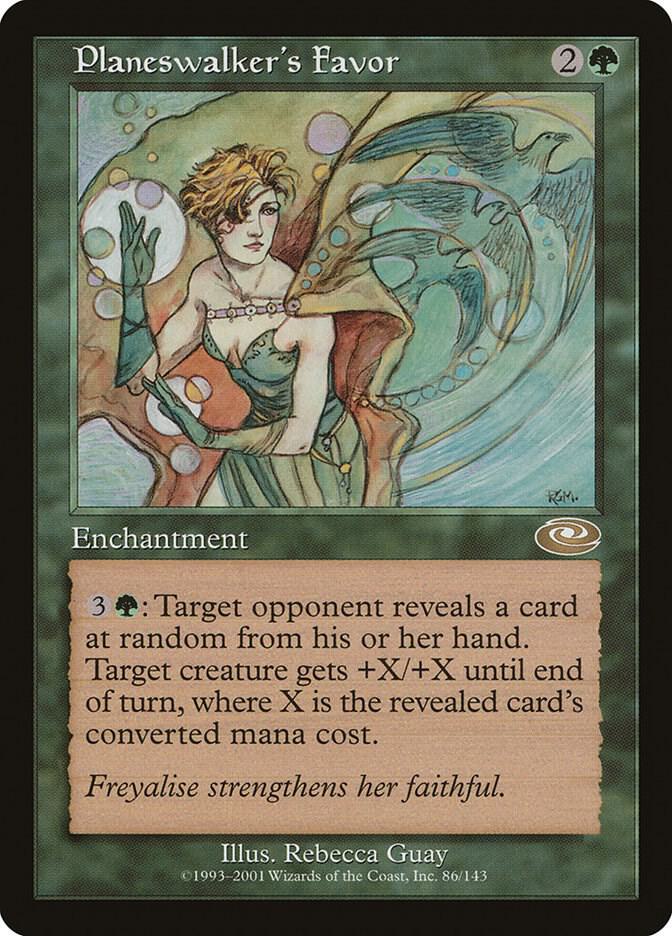 Planeswalker's Favor, Planeshift 86