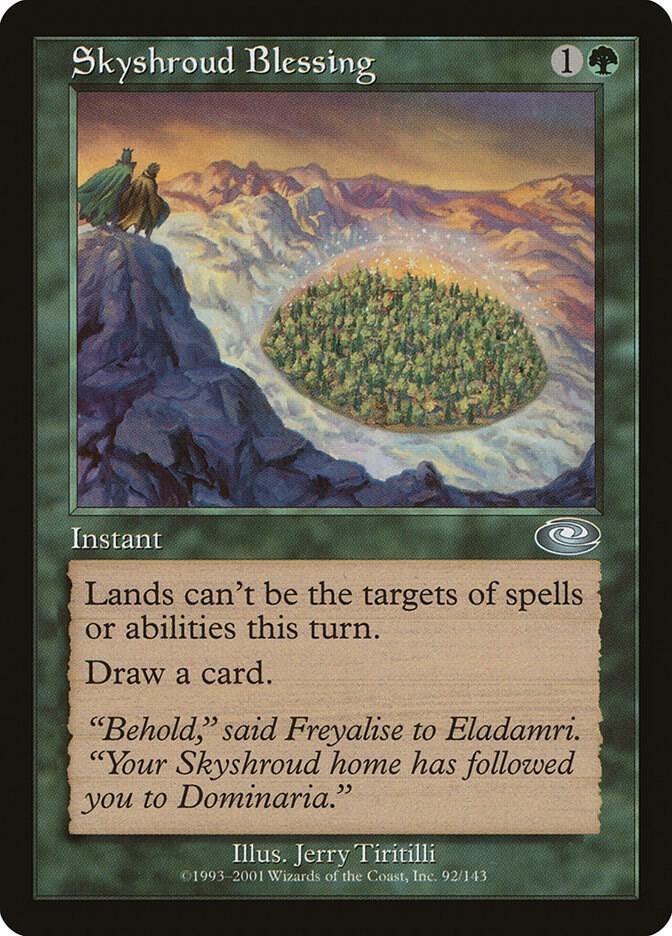 Skyshroud Blessing, Planeshift 92