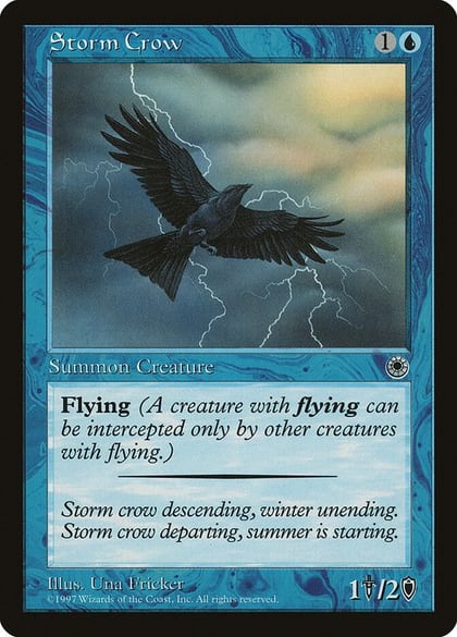 Storm Crow (Reminder Text), Portal #135031
